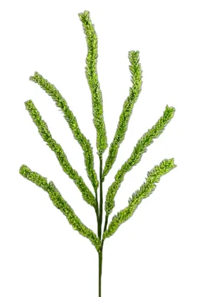 32" Green Foxtail Spray