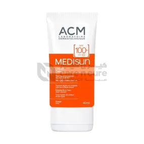 Acm Medisun Sunscreen Cream Spf 100  40 ml