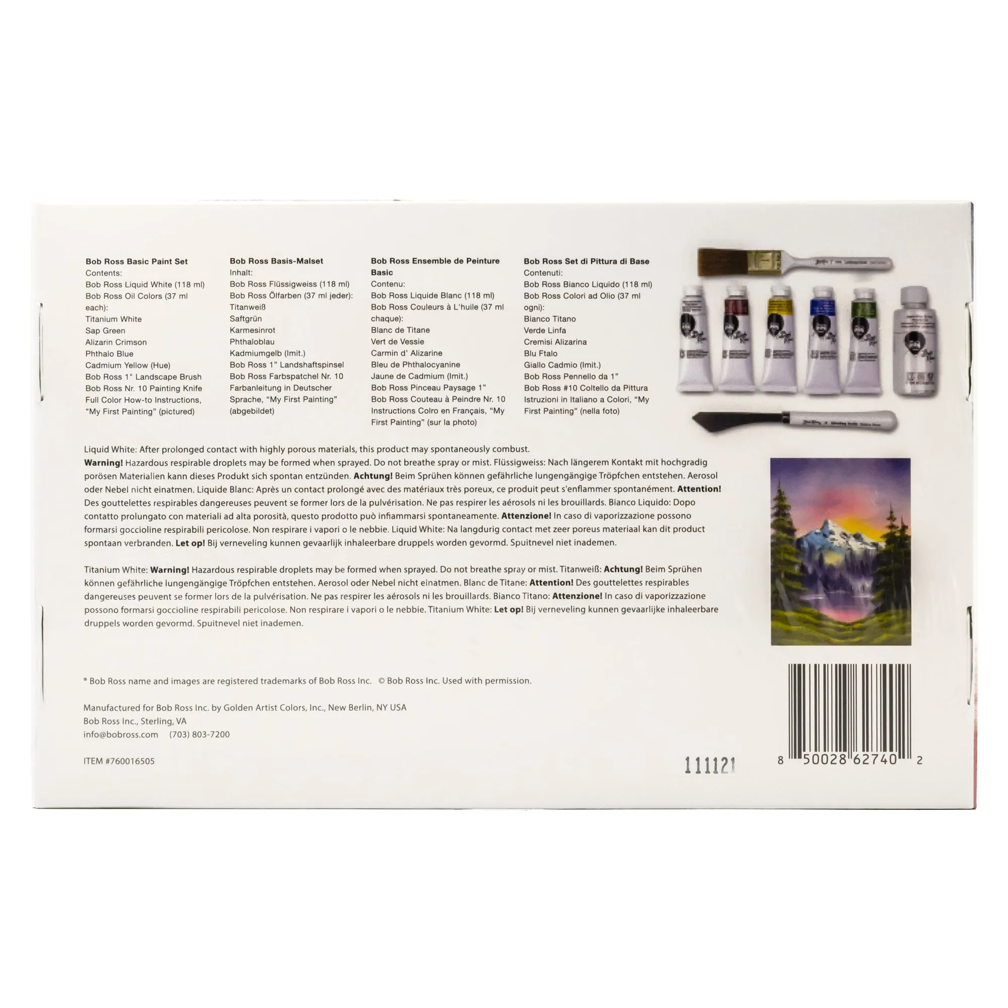 Bob Ross Basic Paint Set - R6505