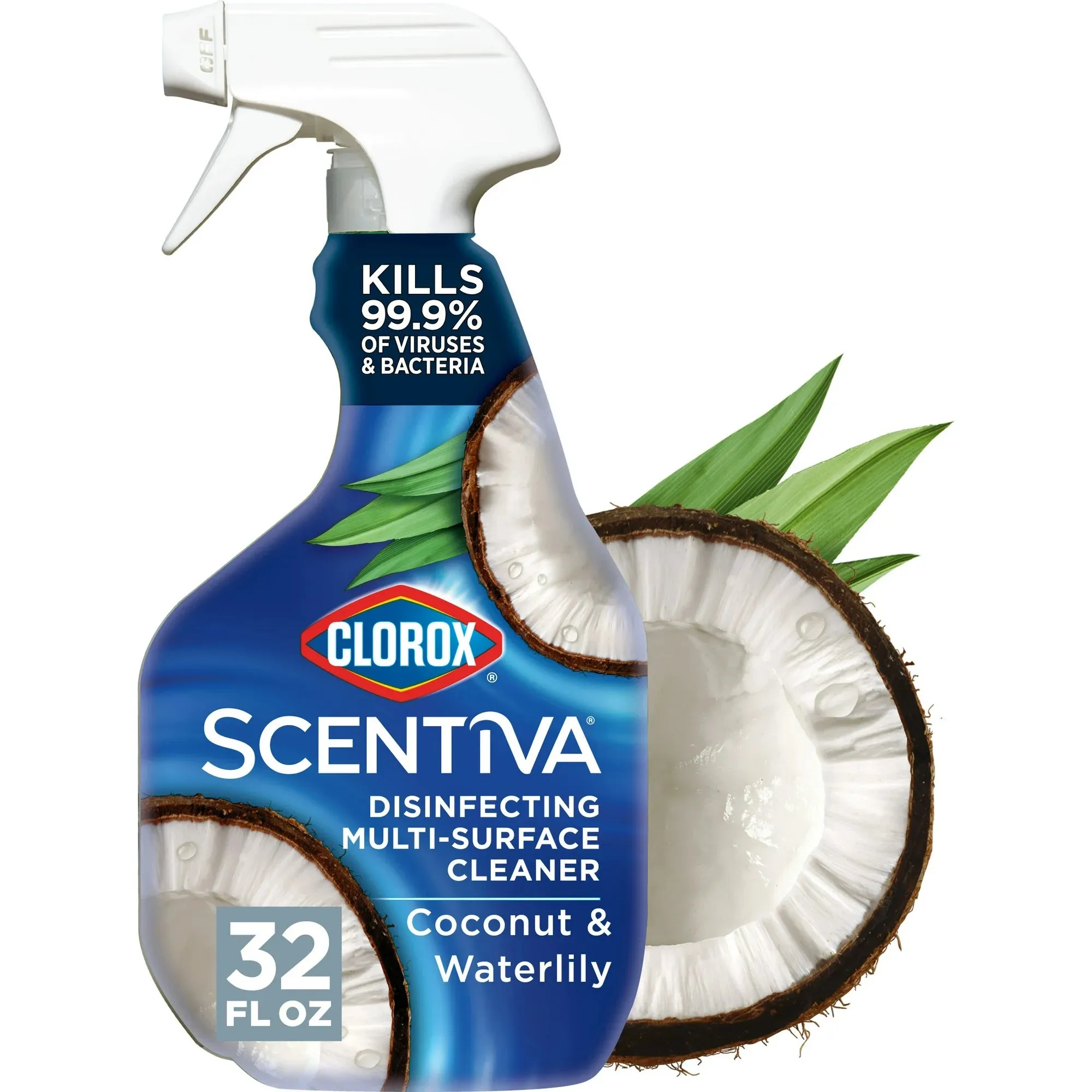 Clorox Scentiva Multi Surface Cleaner Spray, Pacific Breeze and Coconut, 32 fl oz