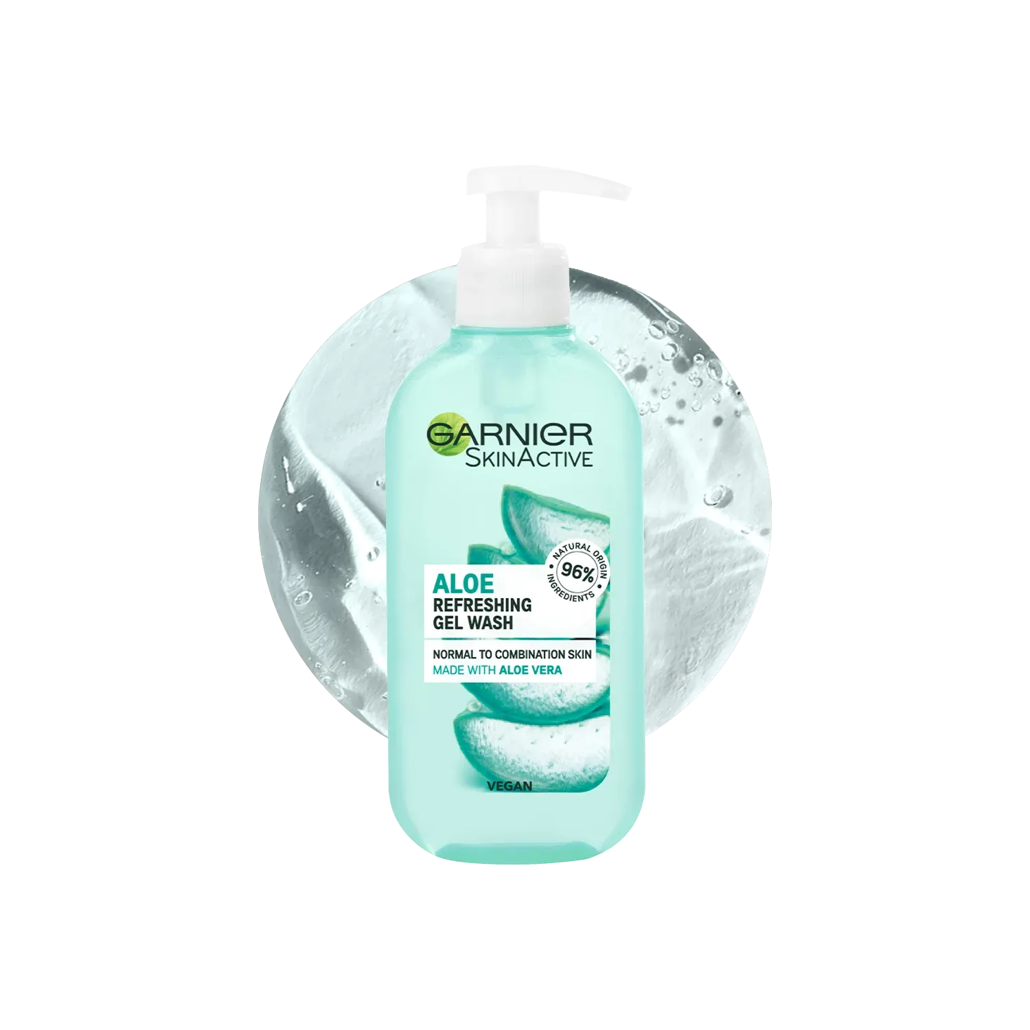 Garnier Natural Aloe Extract Gel Wash Normal Skin, 200 ml (N)