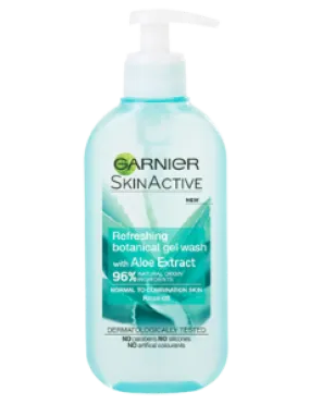 Garnier Natural Aloe Extract Gel Wash Normal Skin, 200 ml (N)