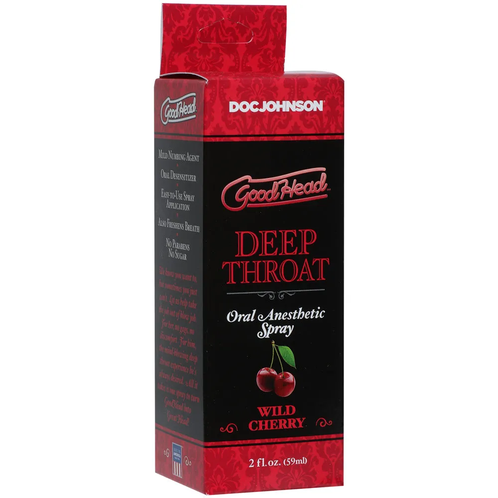 GoodHead Deep Throat Flavoured Oral Anaesthetic Spray