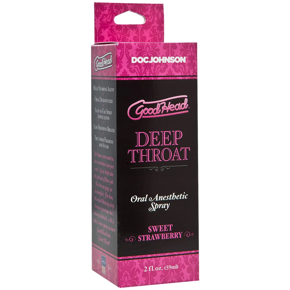 GoodHead Deep Throat Flavoured Oral Anaesthetic Spray