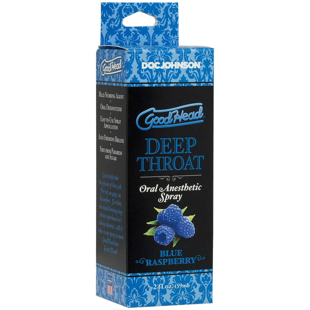 GoodHead Deep Throat Flavoured Oral Anaesthetic Spray