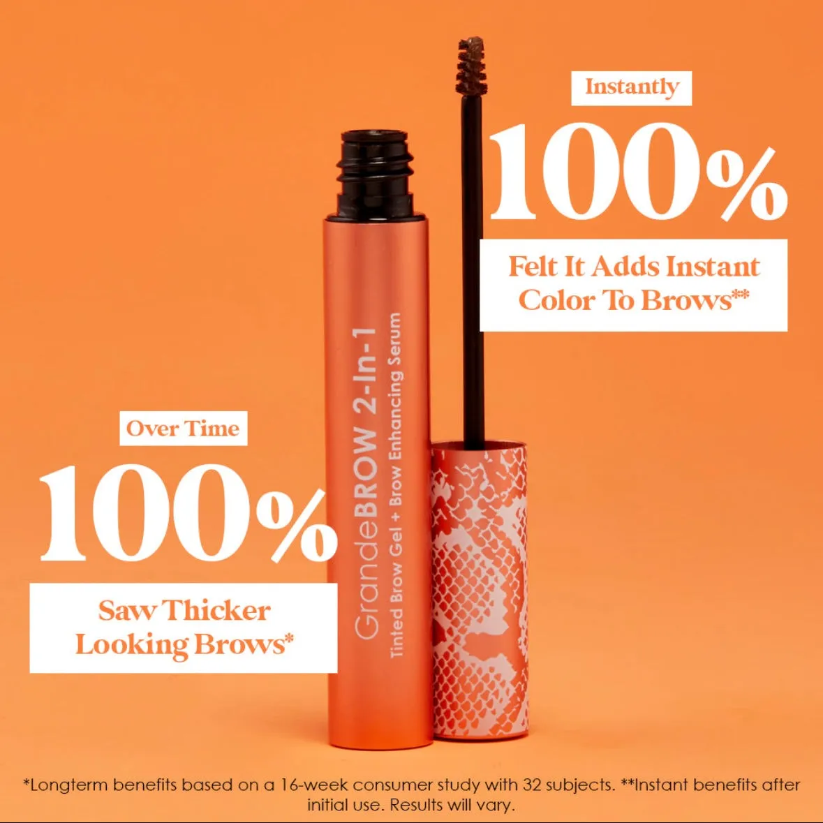 GrandeBROW 2-in1 Tinted Brow Gel   Brow Enhancing Serum