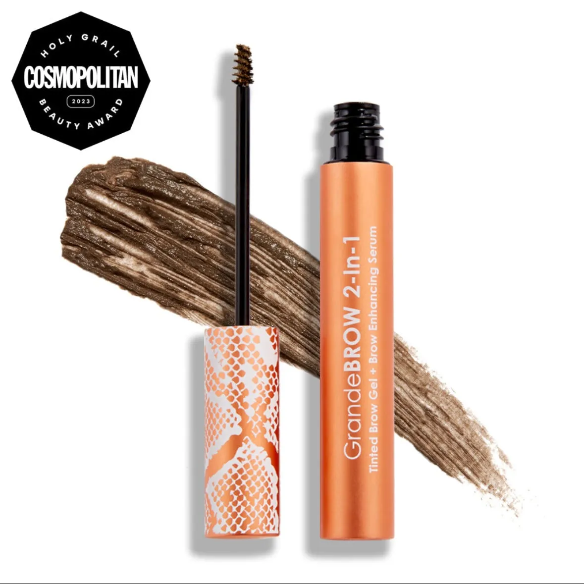 GrandeBROW 2-in1 Tinted Brow Gel   Brow Enhancing Serum