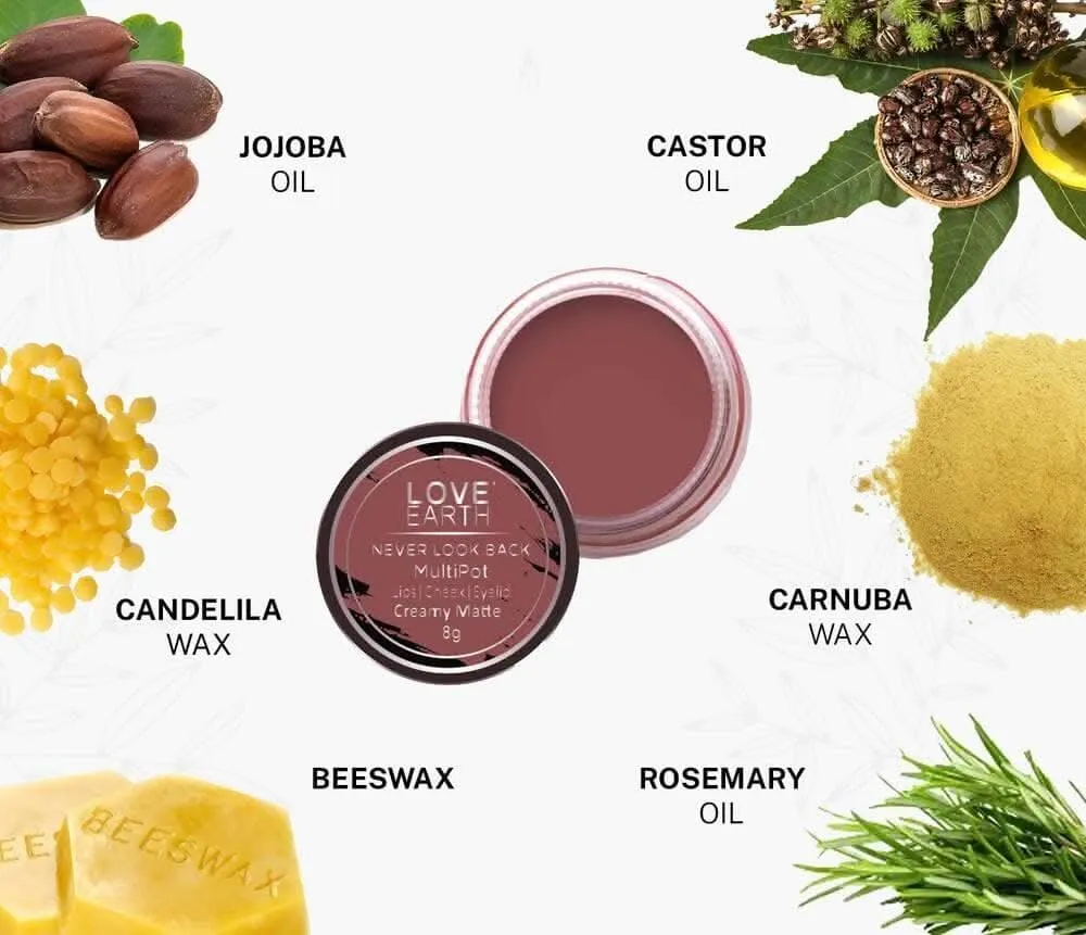 Love Earth Lip Tint & Cheek Tint Multipot (Ruby Pink)