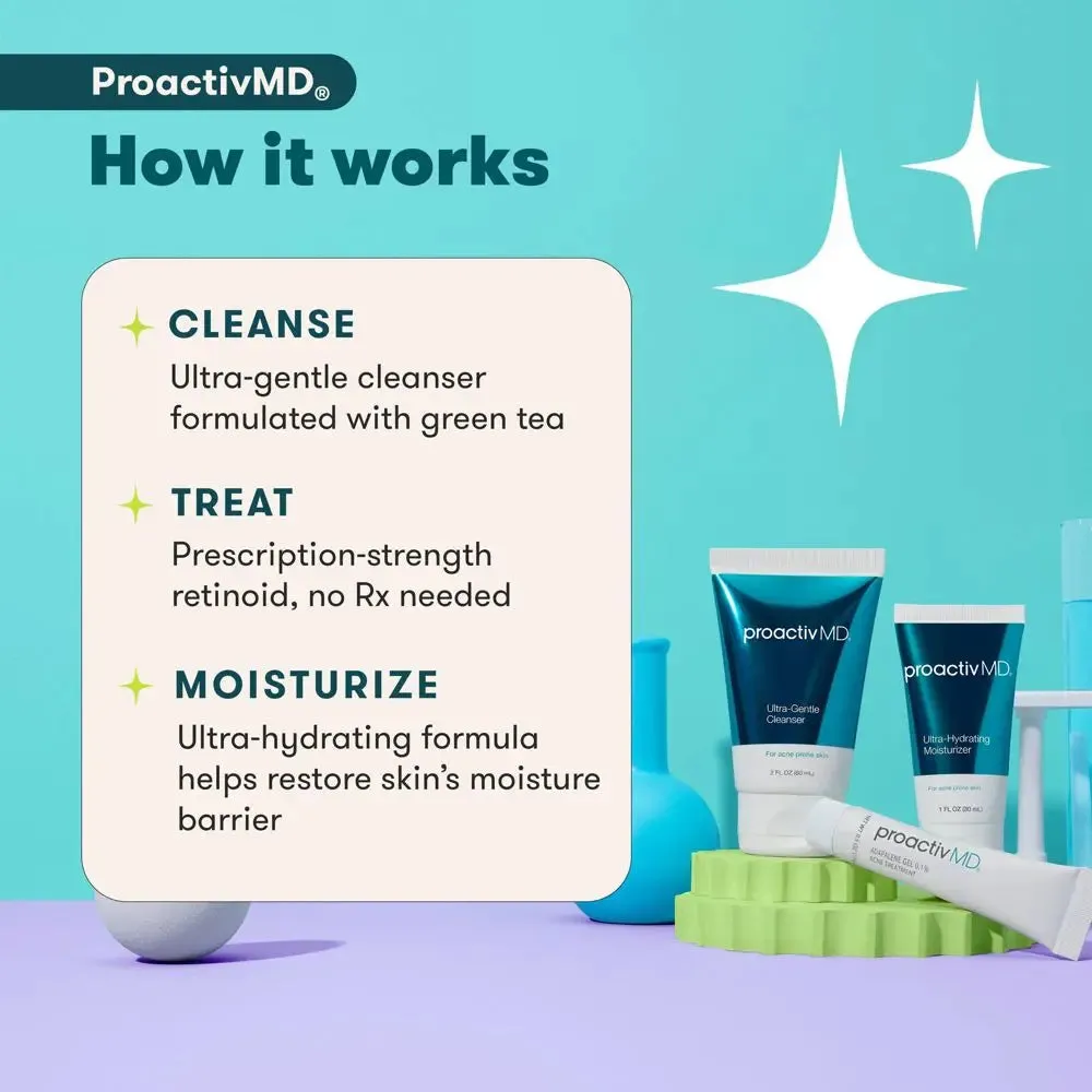 New - Proactiv MD 30 Day Kit - 4.5oz/3pc