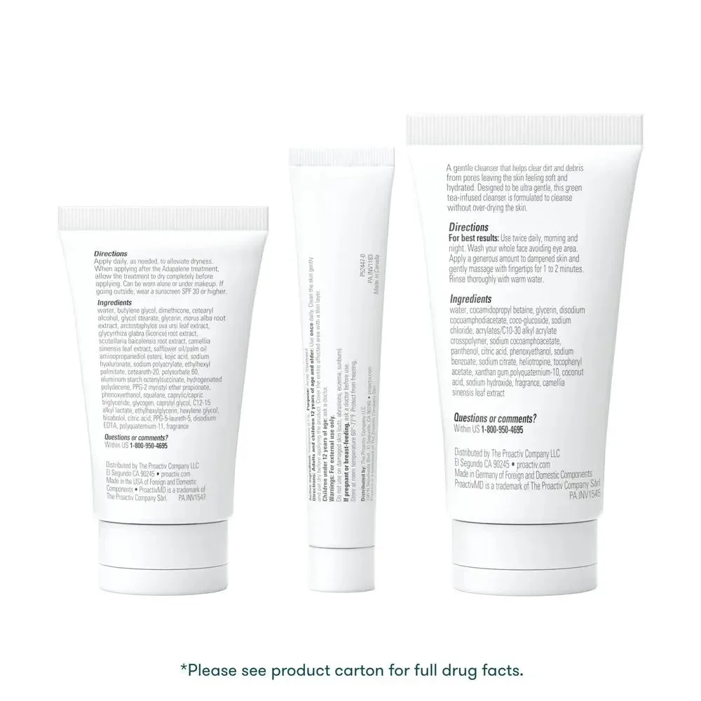 New - Proactiv MD 30 Day Kit - 4.5oz/3pc