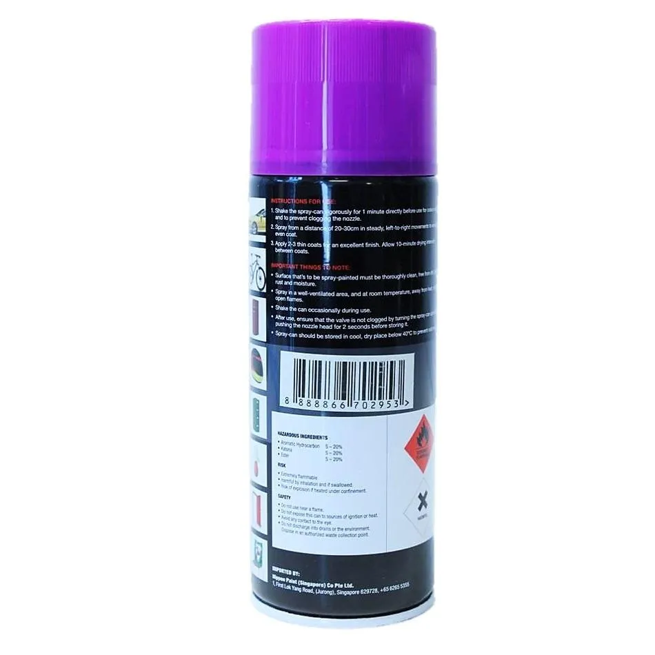 Nippon Pylox Spray Paint 604Fluorescent Violet 400Cc