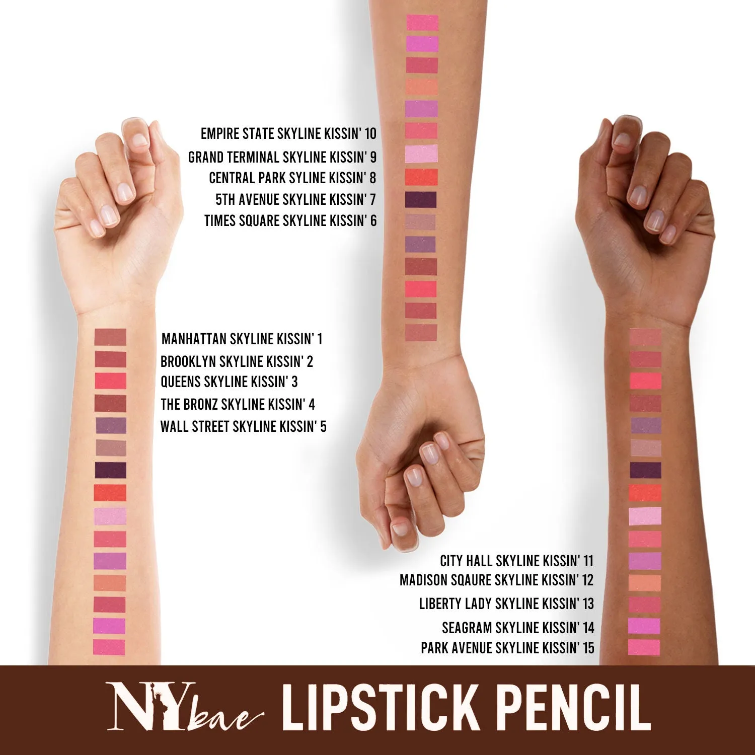 NY Bae Skyline Kissin' - Mini Lip Crayon Times Square Skyline Kissin' 6 (1.5g)
