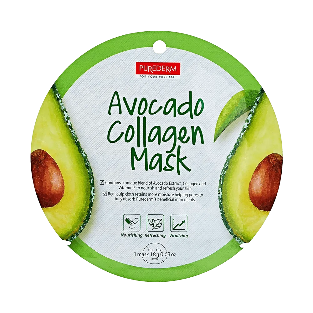 Purederm Avocado Collagen Mask-  ADS802