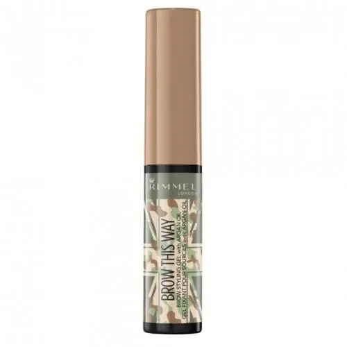 Rimmel Brow This Way Styling Gel With Argan Oil Camo Collection - Blonde